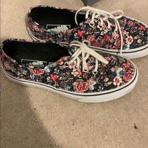 Floral vans